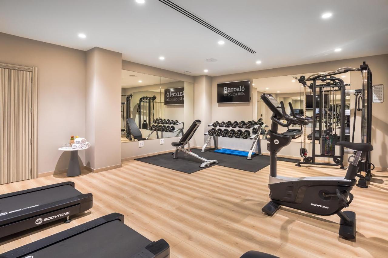 Barcelo La Nucia Hills Hotel Exterior foto The gym at the hotel